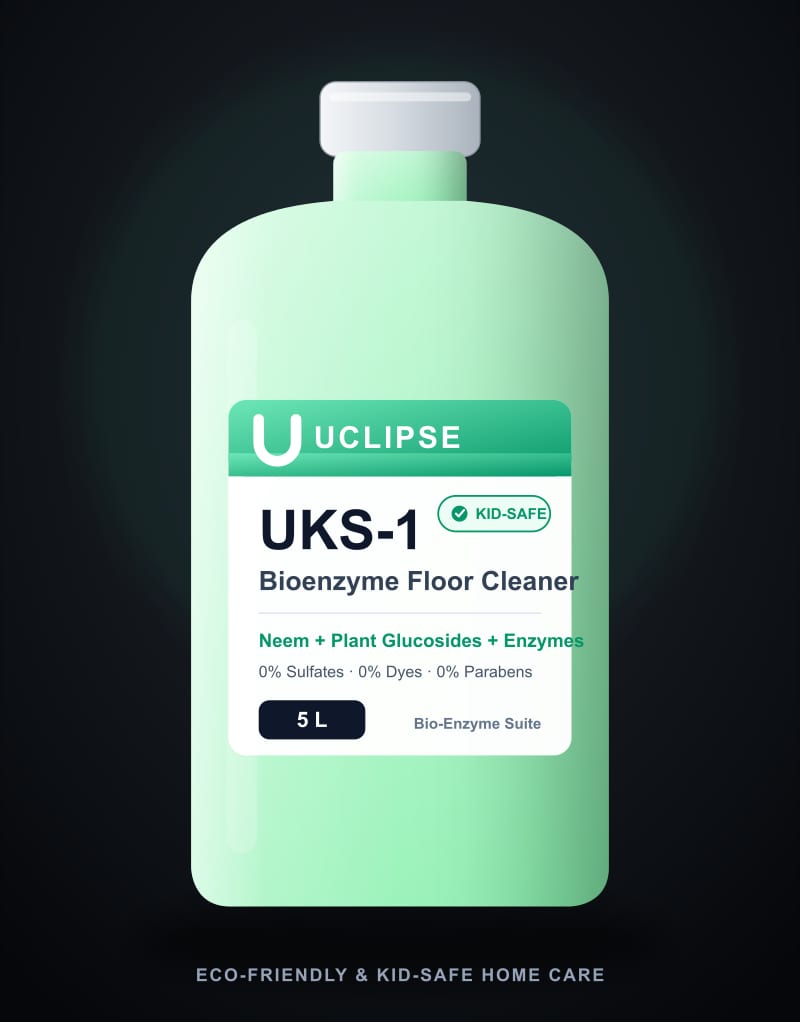 UCLIPSE UKS-1 Kid-Safe Bioenzyme Floor Cleaner (Baby-Safe, Plant-Derived) - Specialty Care manufacturer and supplier