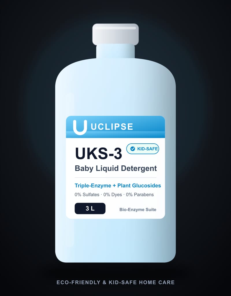 UCLIPSE UKS-3 Ultra-Mild Baby Liquid Detergent with BioEnzymes (Skin-Neutral) - Specialty Care manufacturer and supplier